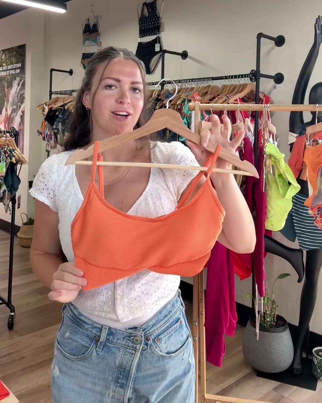 Textured Cora Tone Crop – Nani Swimwear