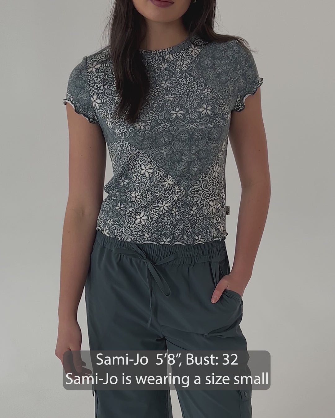 Summit Floral Modal Valley Tee