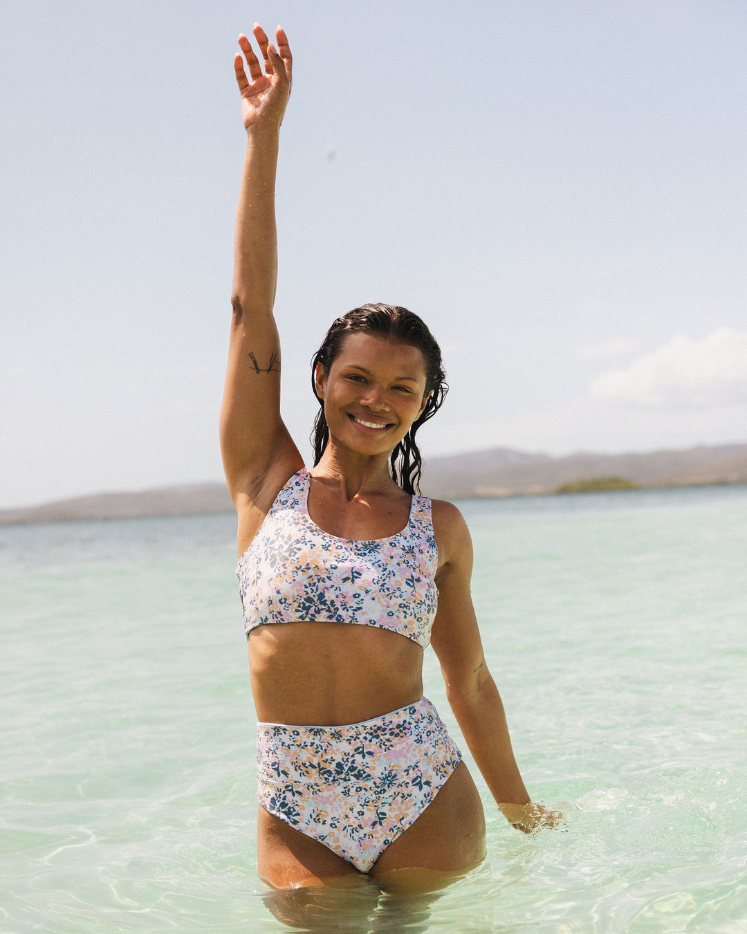 Caspian Flat Rib 4-Way Reversible Bralette