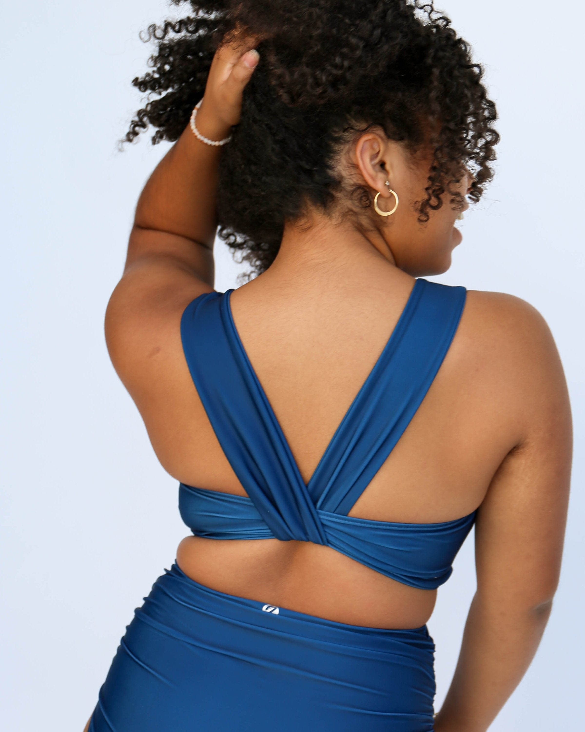 Navy Switch V Crop – Nani Swimwear