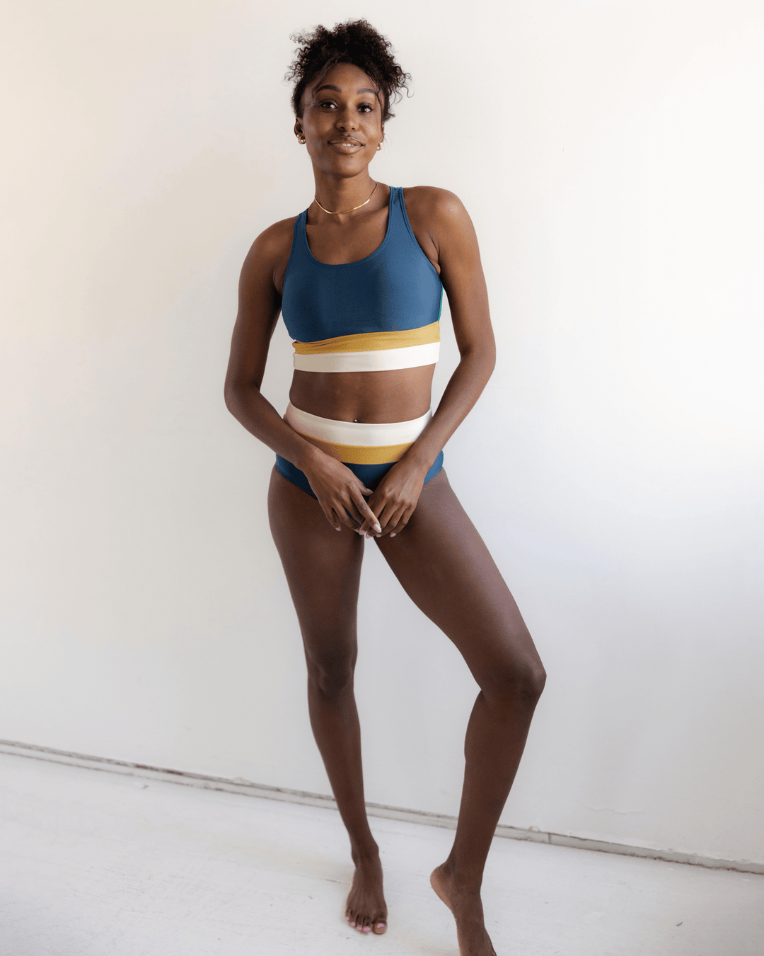 Coastal Tide Colorblock Bottom