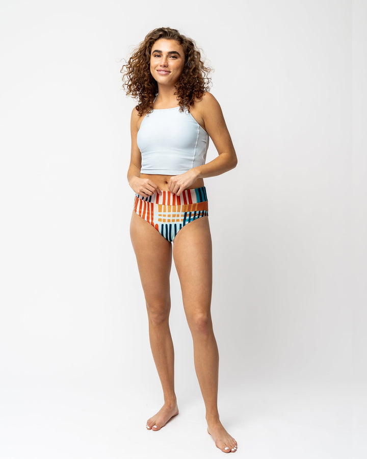 Textured Breeze Midkini