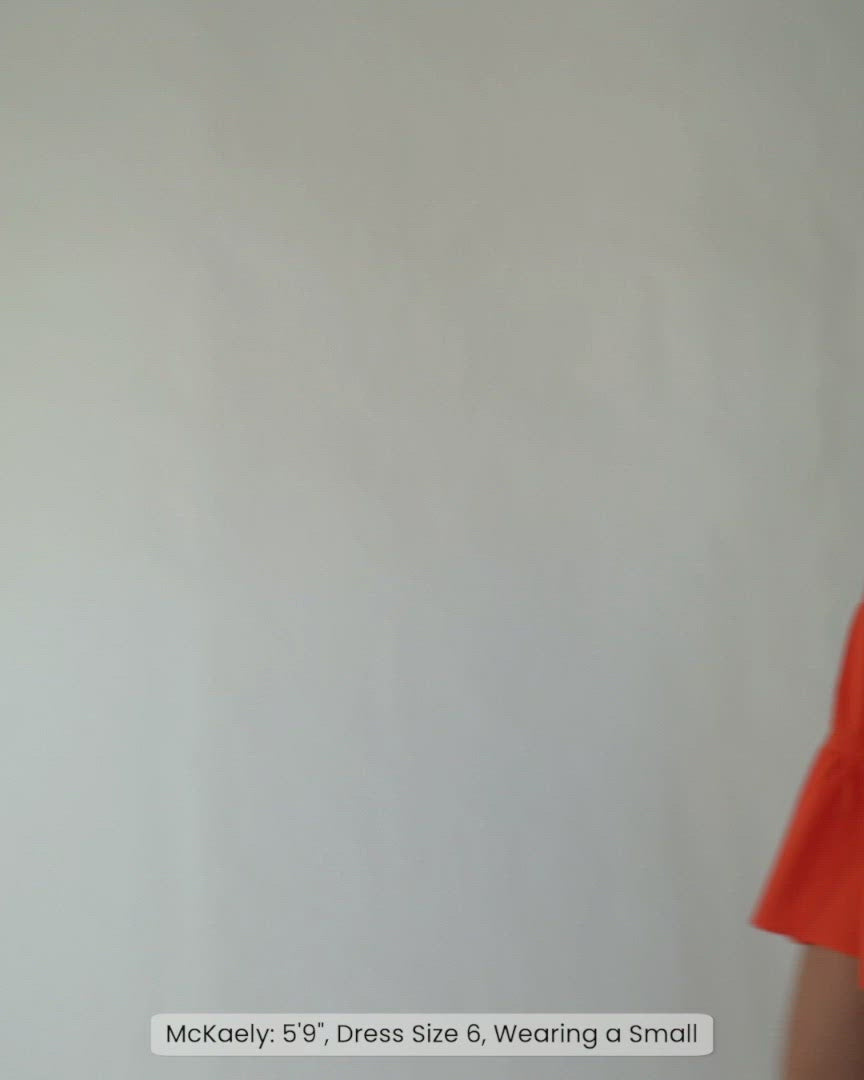 Mandarin Adventure Cover-Up Dress