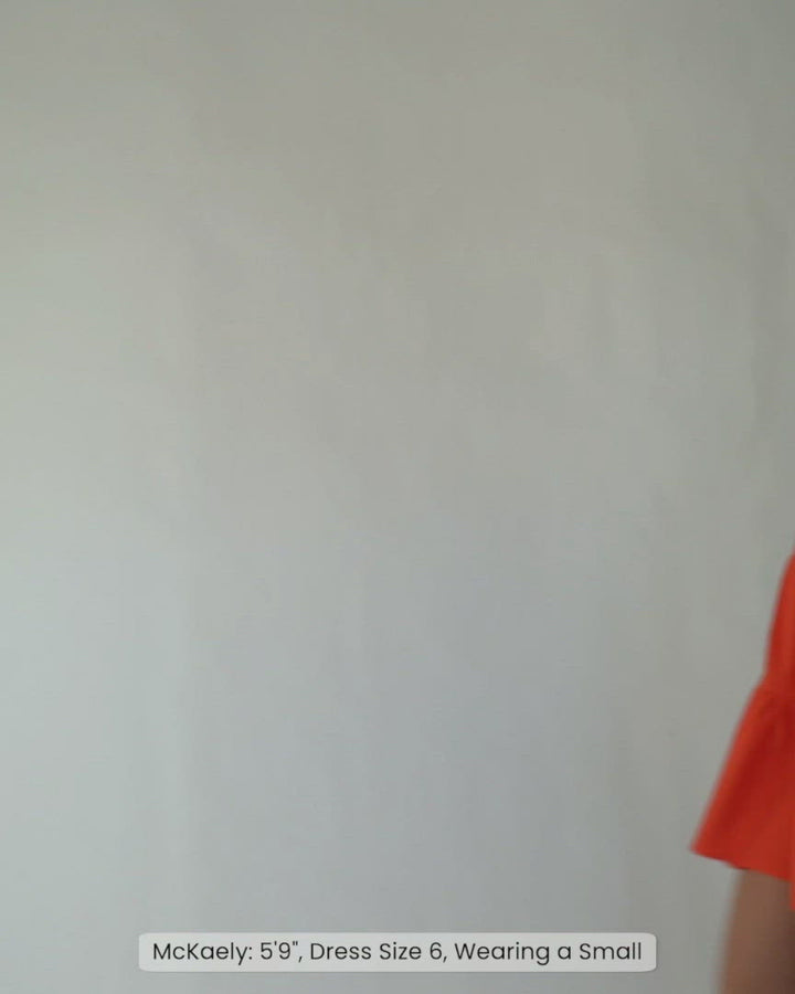 Mandarin Adventure Cover-Up Dress