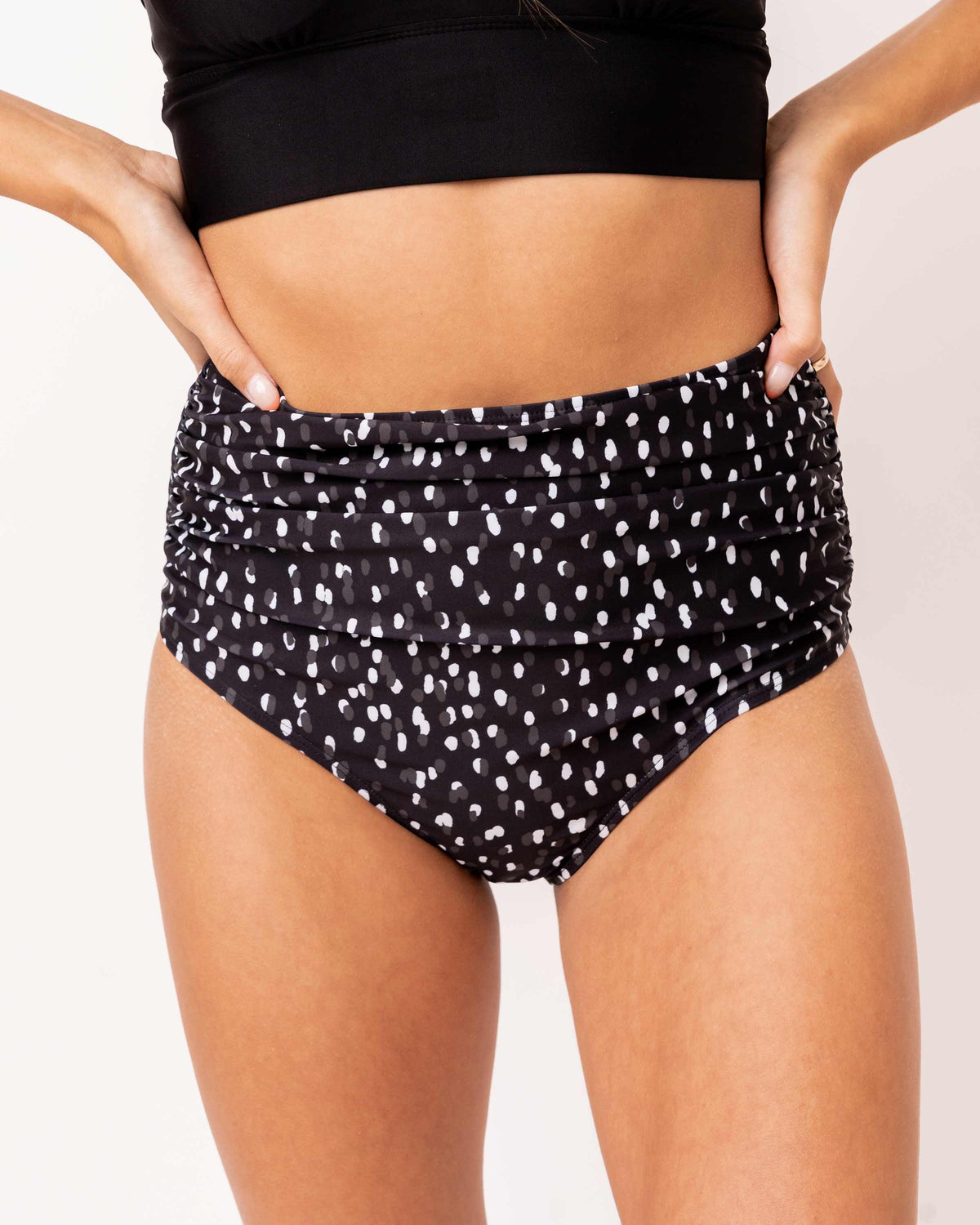 Spritz Ruched High Rise Bottom
