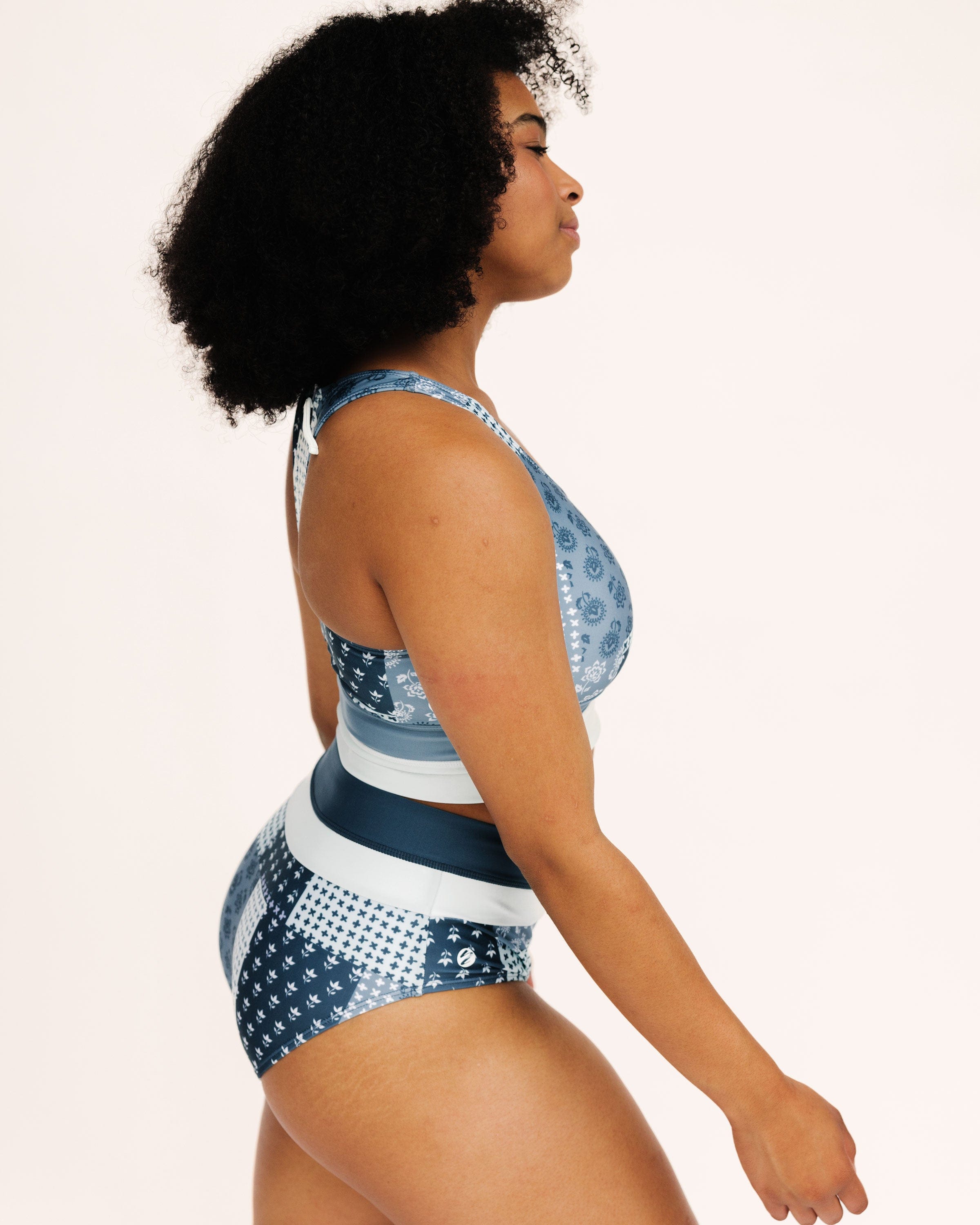 Denim Colorblock Bottom – Nani Swimwear