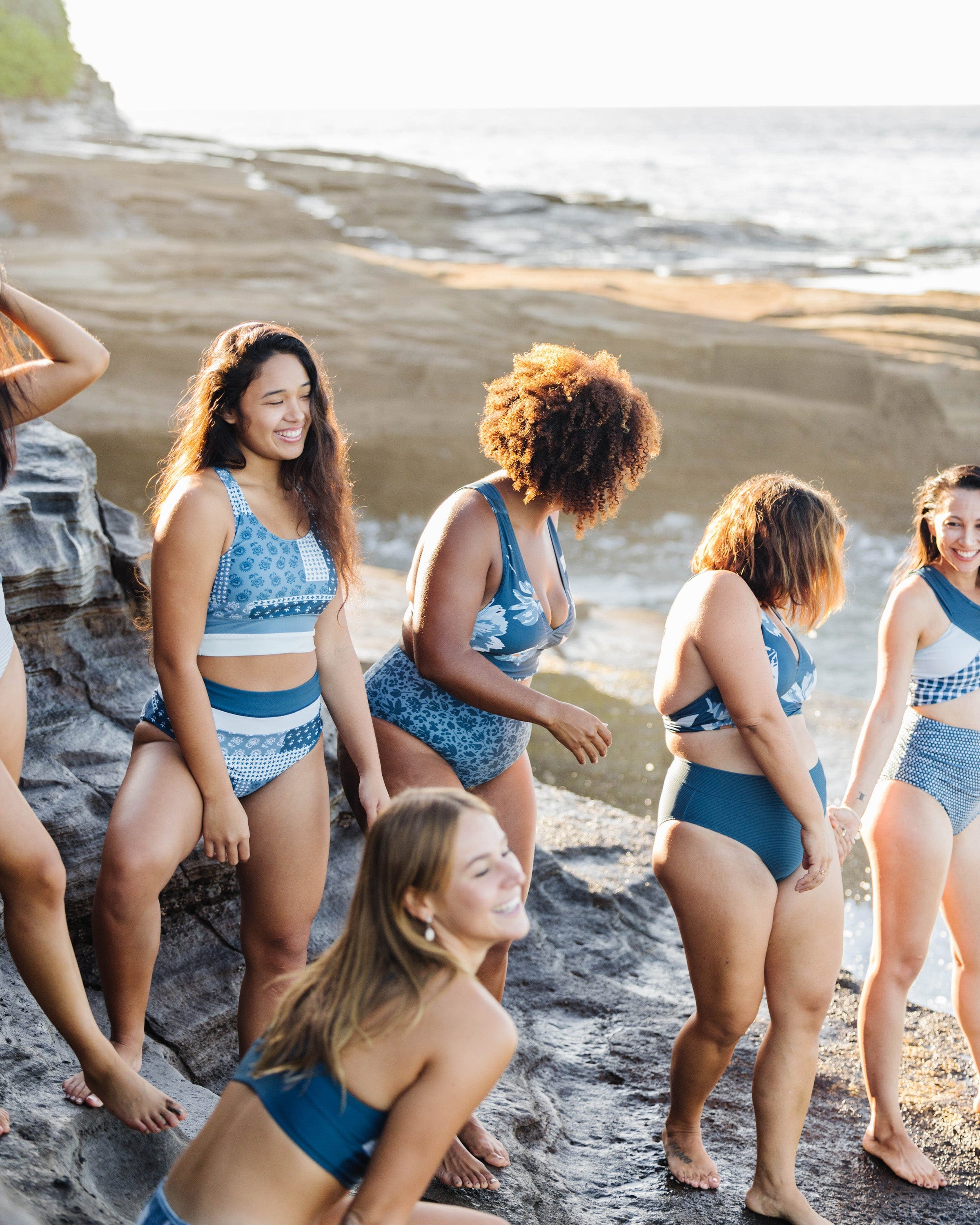 Denim Colorblock Bottom – Nani Swimwear