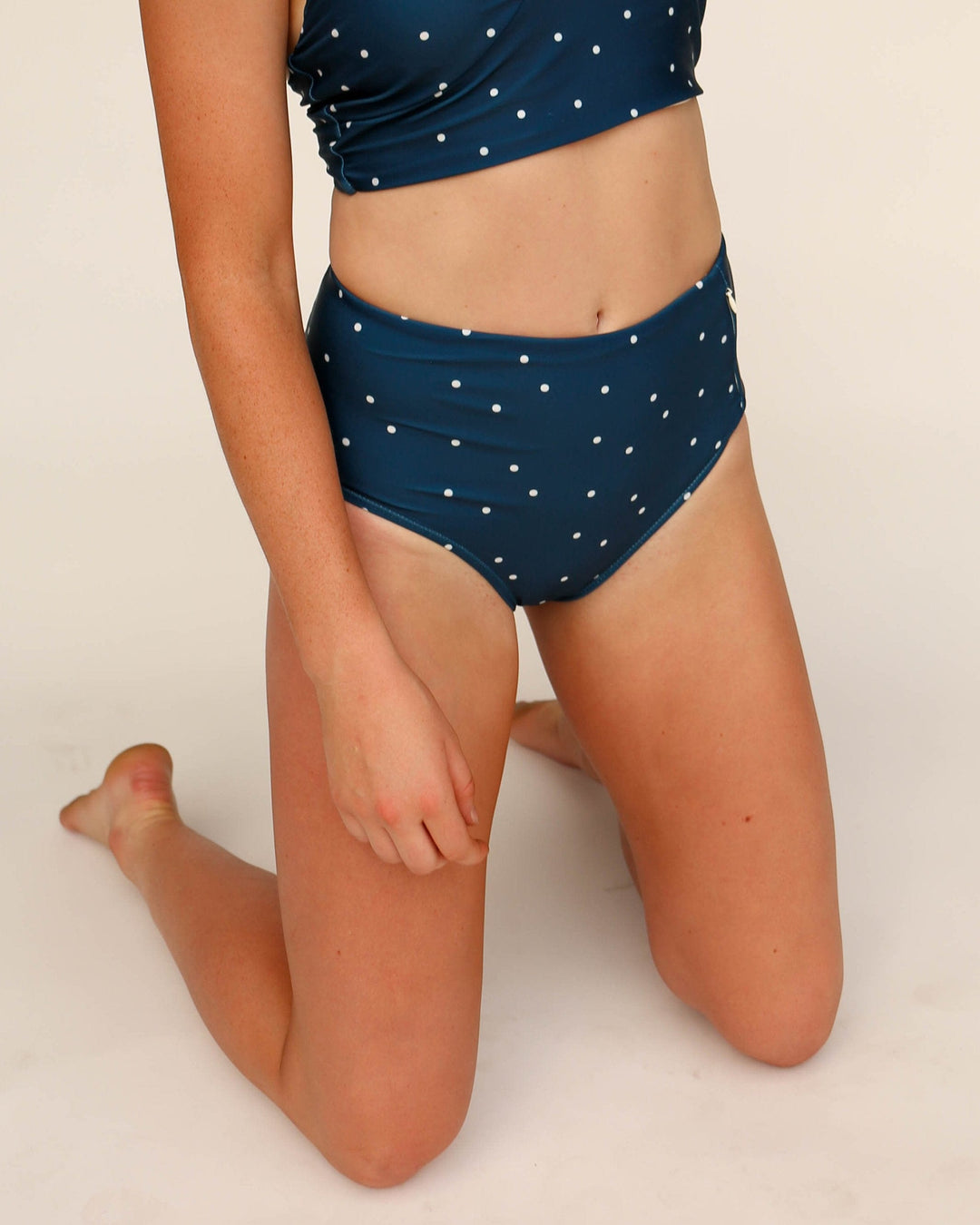 Dotted Side Zip Bottom