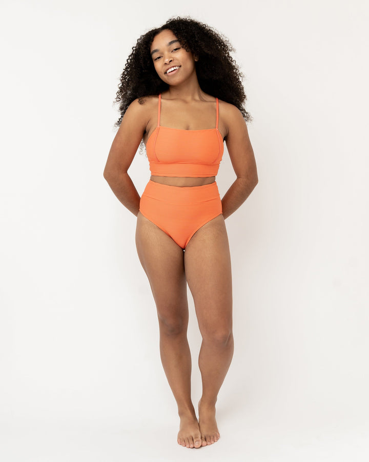 Textured Zena Mid Rise Bottom