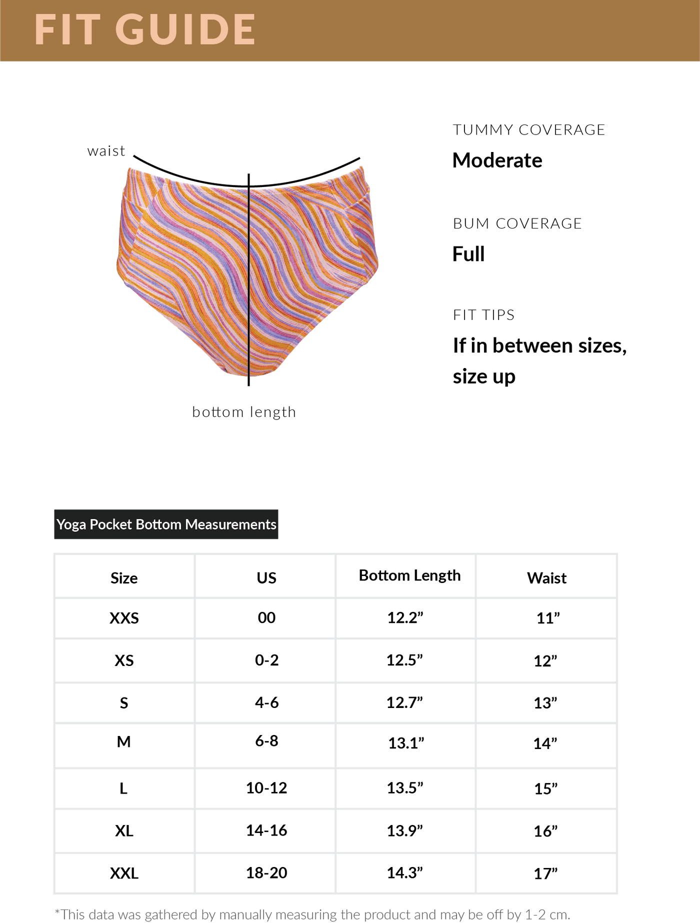 Fit Guide for the Yoga Pocket Bottom