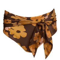 Mocha Floral Tied Up Bottom