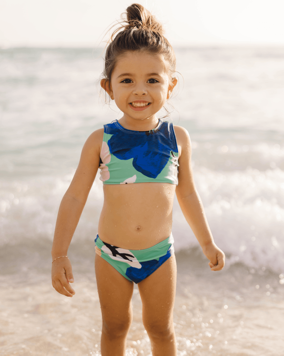 Nani Swimwear Kids Sea Floral Mini Two Piece Set