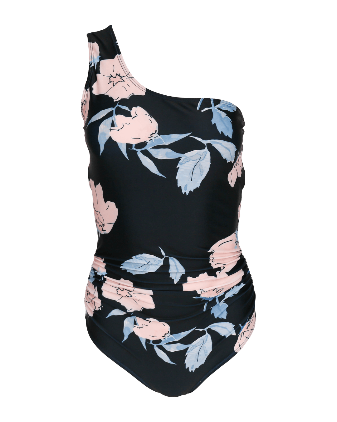 Midnight Floral Cascade One Piece