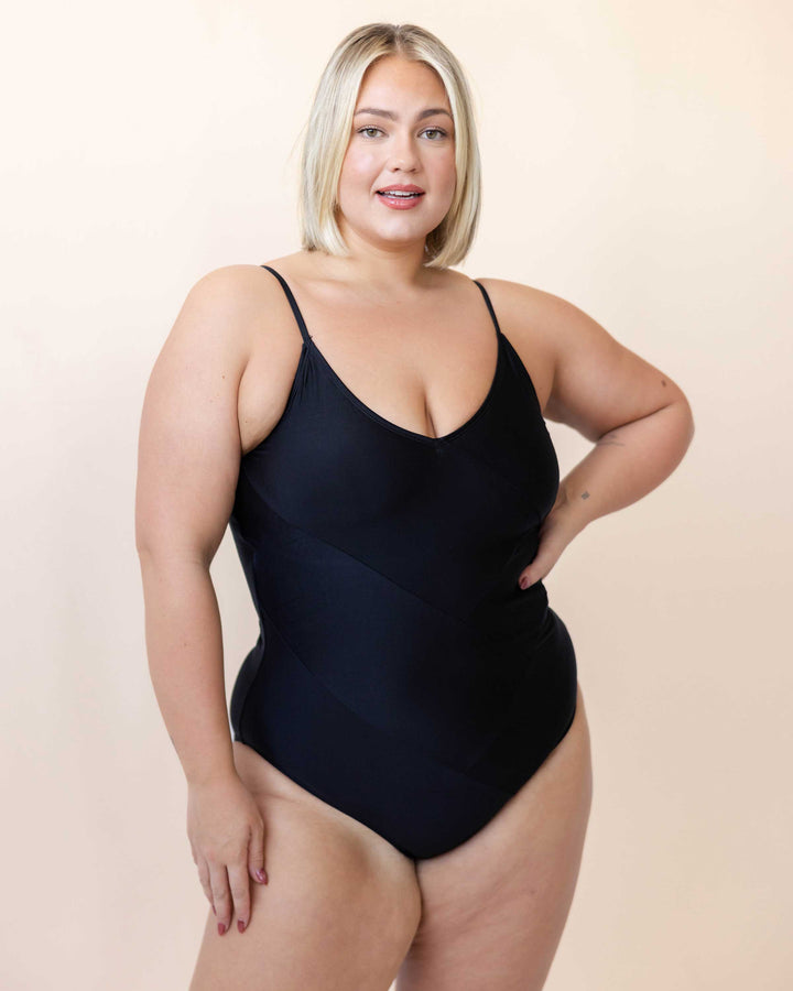 Black Braided One Piece