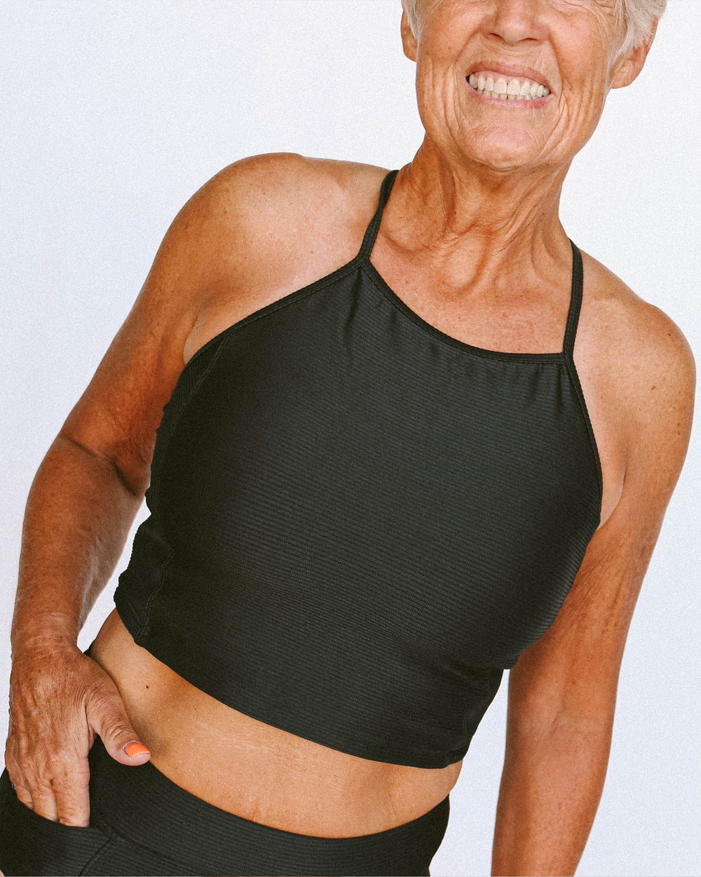 Pre-Order Textured Black Midkini
