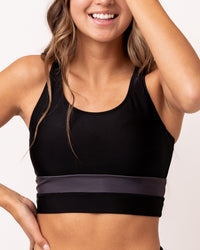 Black Cut Back Crop