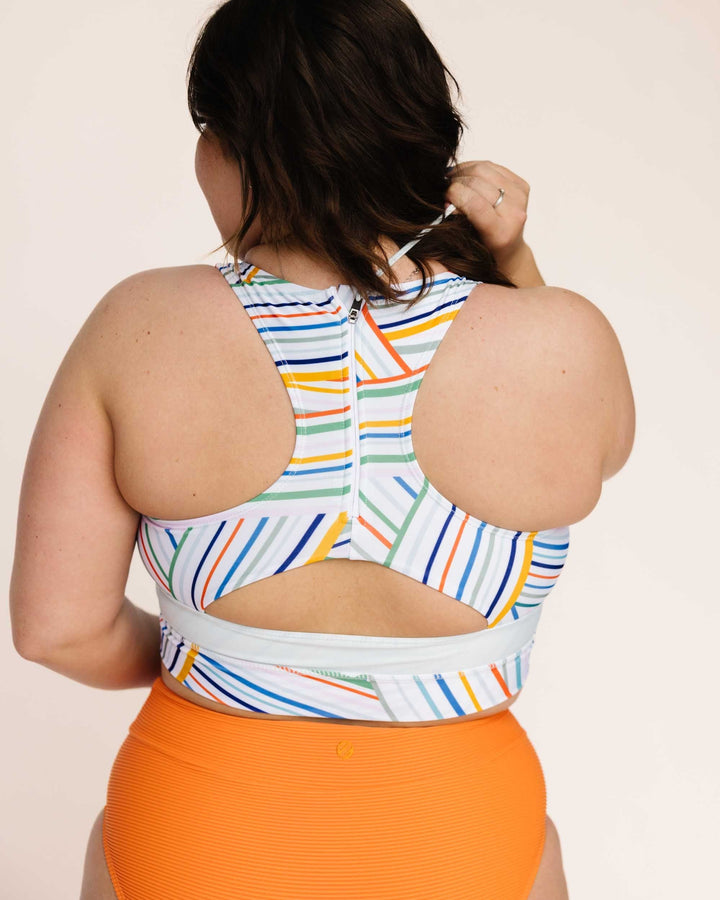 Zari Cut Back Crop