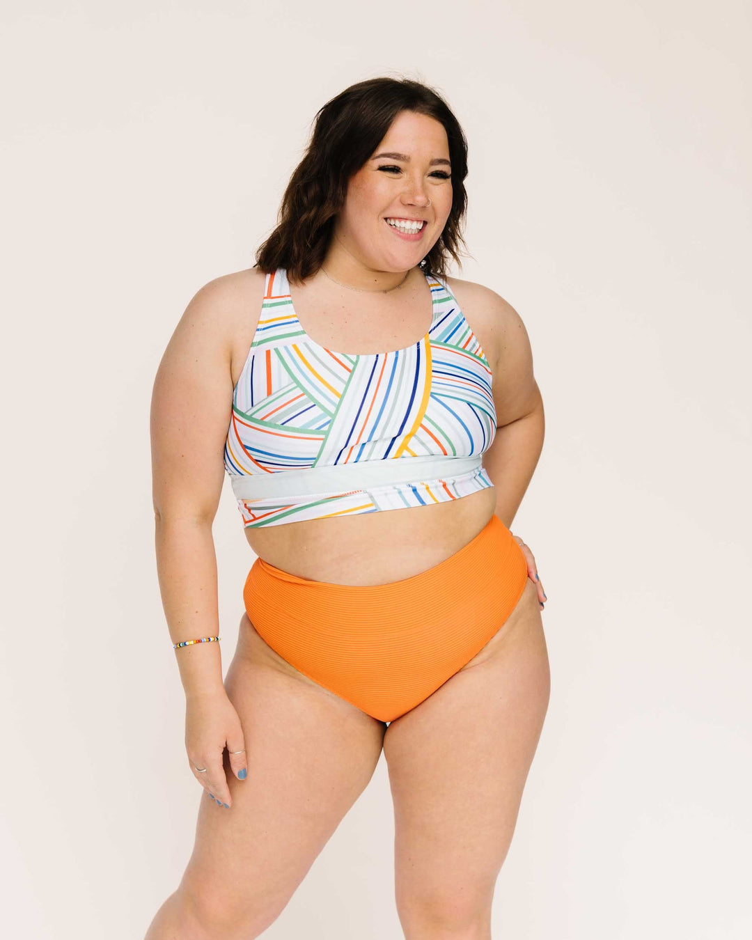 Textured Zena Mid Rise Bottom