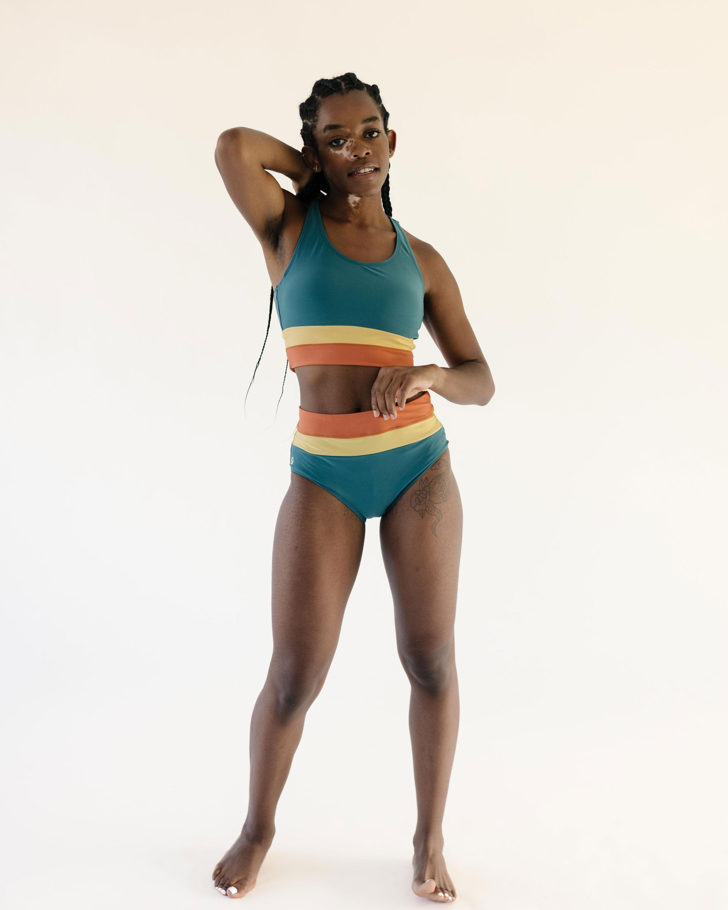 Atlantic Cut Back Crop – Nani Swimwear