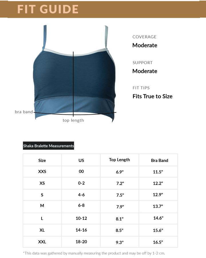 Textured Maluhia Shaka Bralette