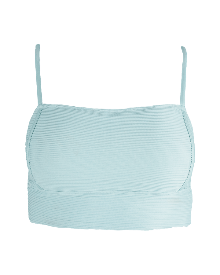 Textured Seafoam Surf Crop