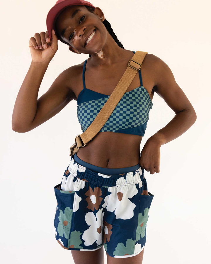 Coastal Pine Crossover Bralette