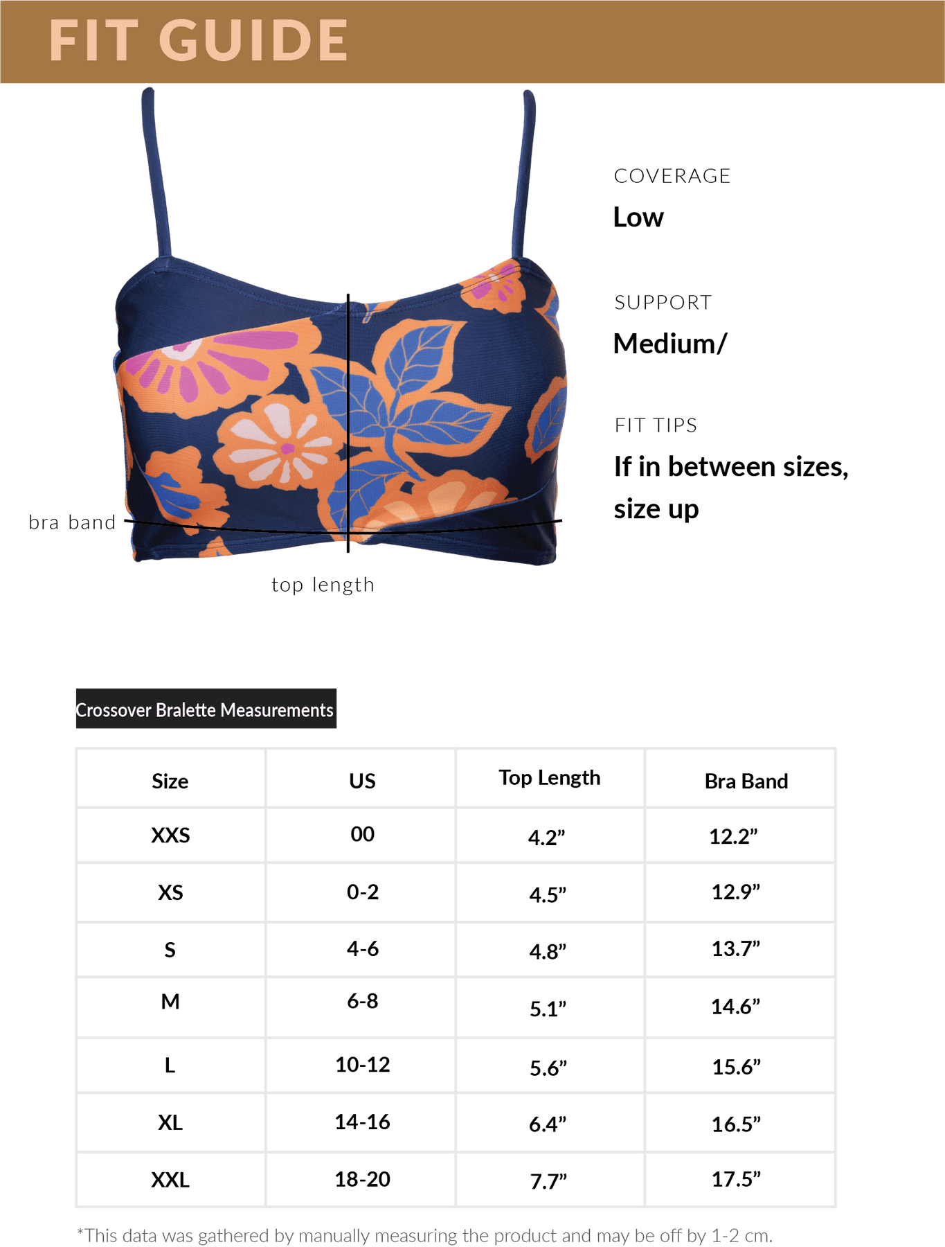 Fuchsia Floral Crossover Bralette – Nani Swimwear