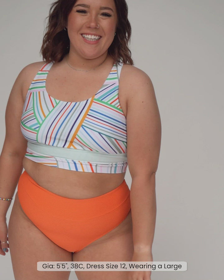 Zari Cut Back Crop