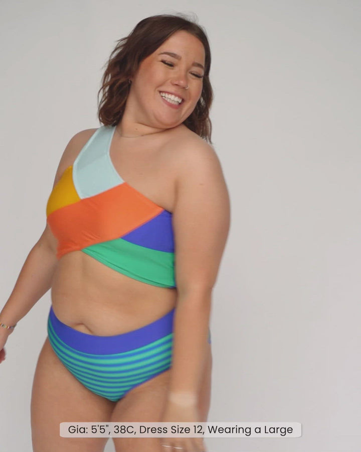 Zella Patchwork Crop