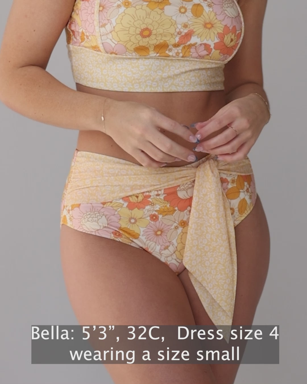 Sunset Floral Tied Up Bottom