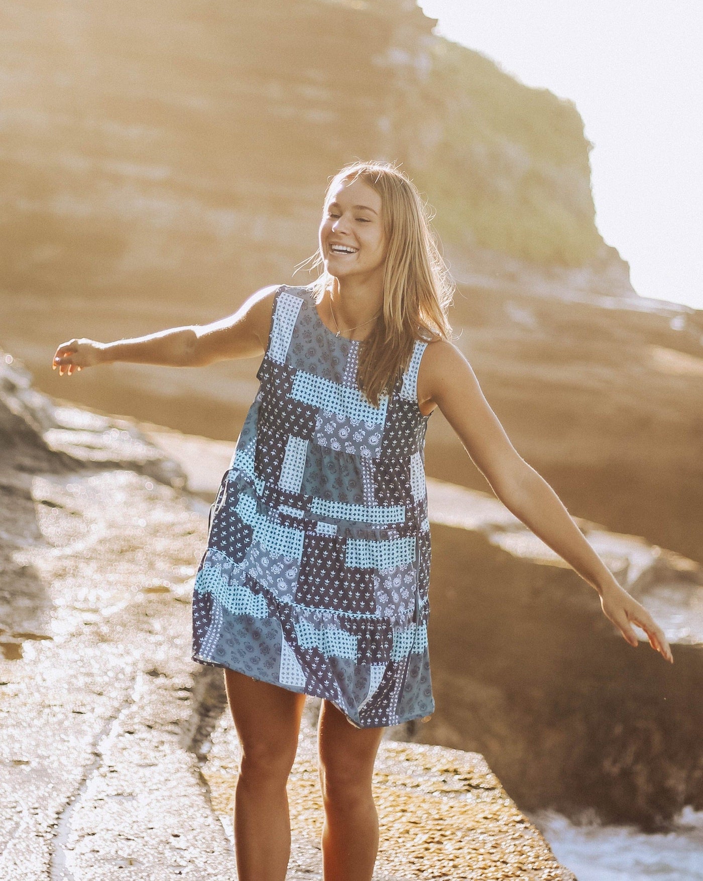 Nani Swimwear Denim Adventure Cover-Up Dress M